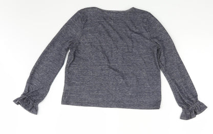 I Love Girls Wear Girls Blue   Pullover Sweatshirt Size 13 Years
