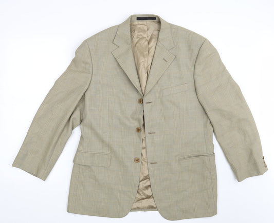 Mens UK Size 40 M&S Regular Gold Suit Jacket