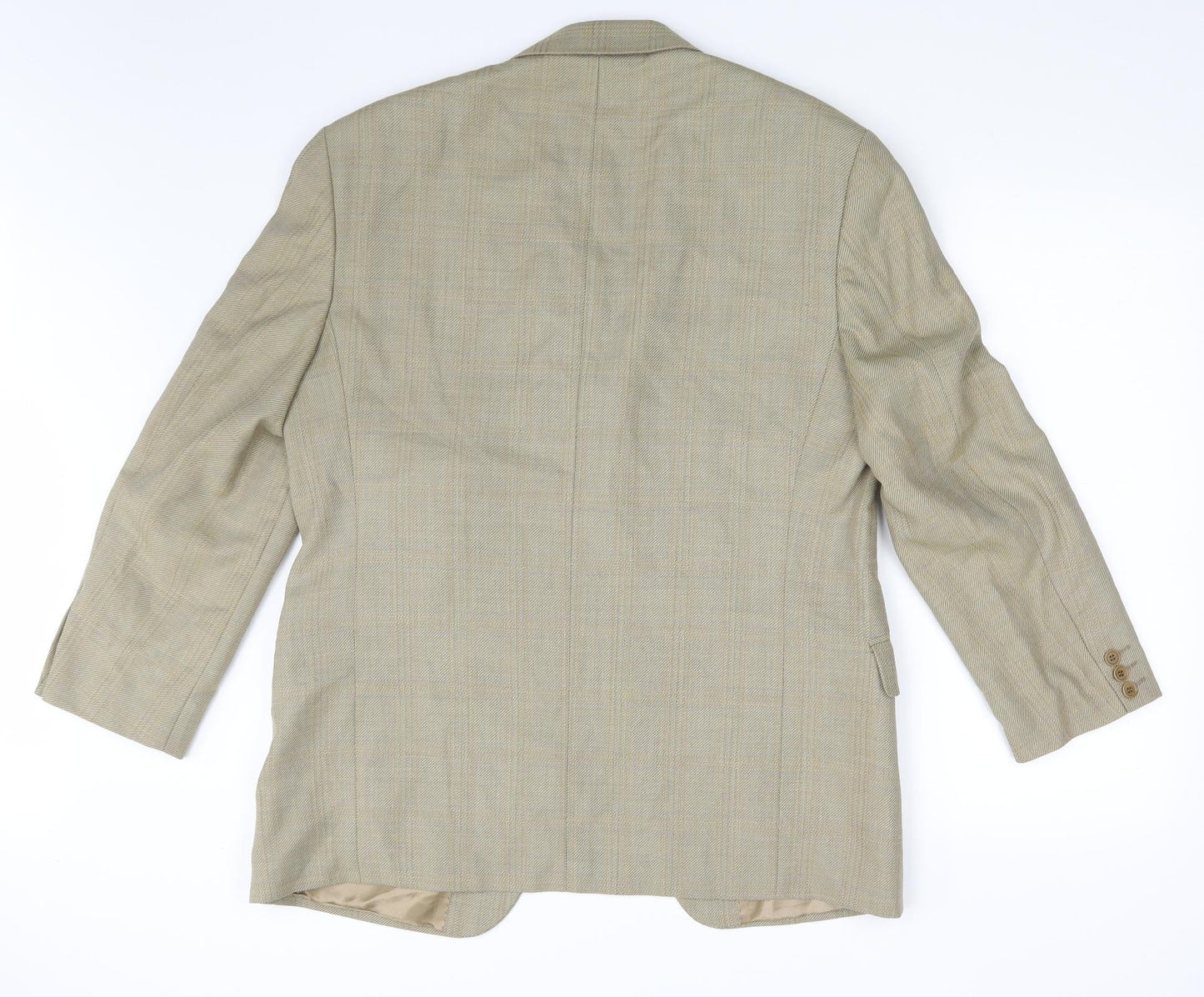 Mens UK Size 40 M&S Regular Gold Suit Jacket