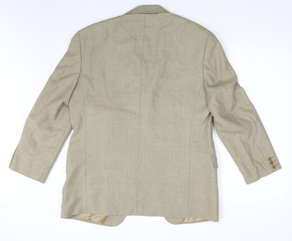Mens UK Size 40 M&S Regular Gold Suit Jacket