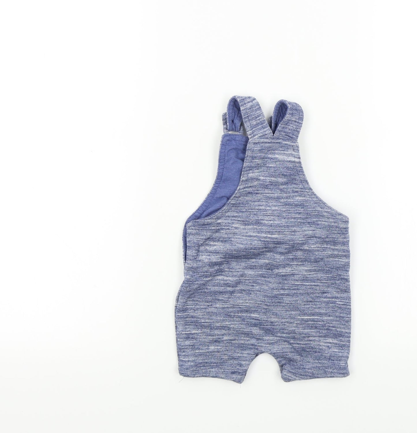 F&F Baby Blue Colourblock  Dungaree One-Piece Size 6-9 Months