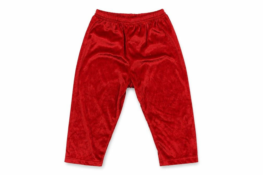 Front view of George Baby Red Jogger Trousers, size 18-24, Months