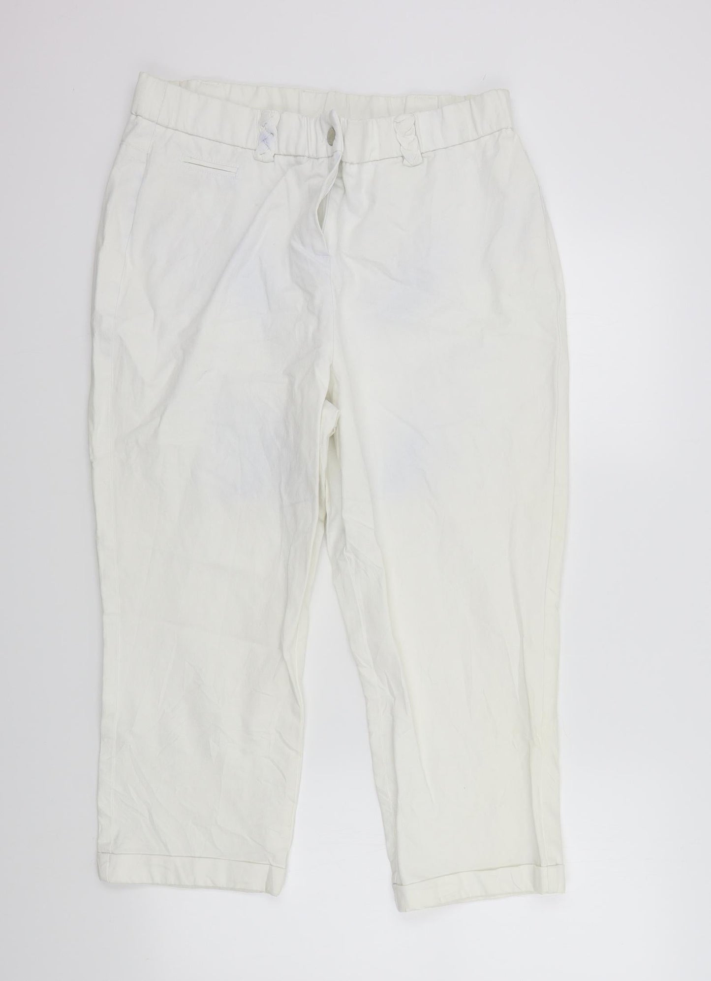 top to toe Womens White   Straight Jeans Size 18 L22 in