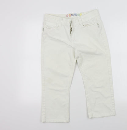 falmer Womens White   Straight Jeans Size 10 L20 in