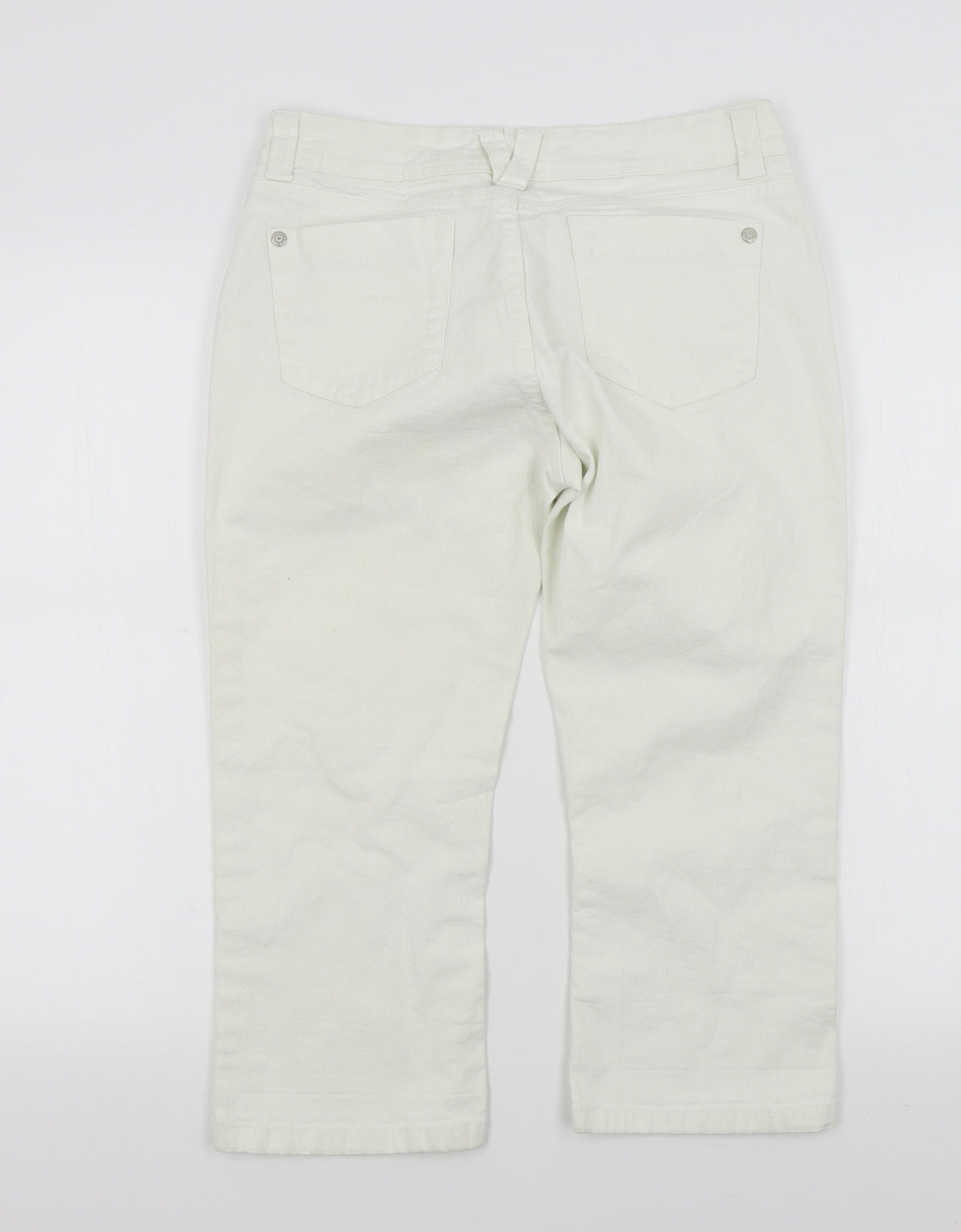 falmer Womens White   Straight Jeans Size 10 L20 in