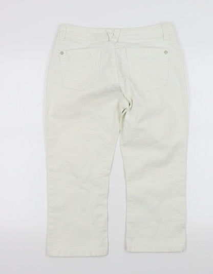 falmer Womens White   Straight Jeans Size 10 L20 in
