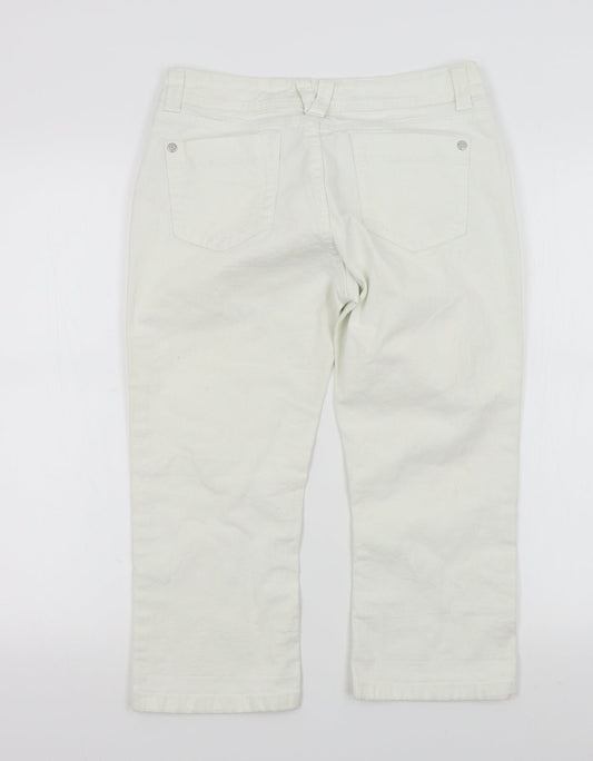 falmer Womens White   Straight Jeans Size 10 L20 in