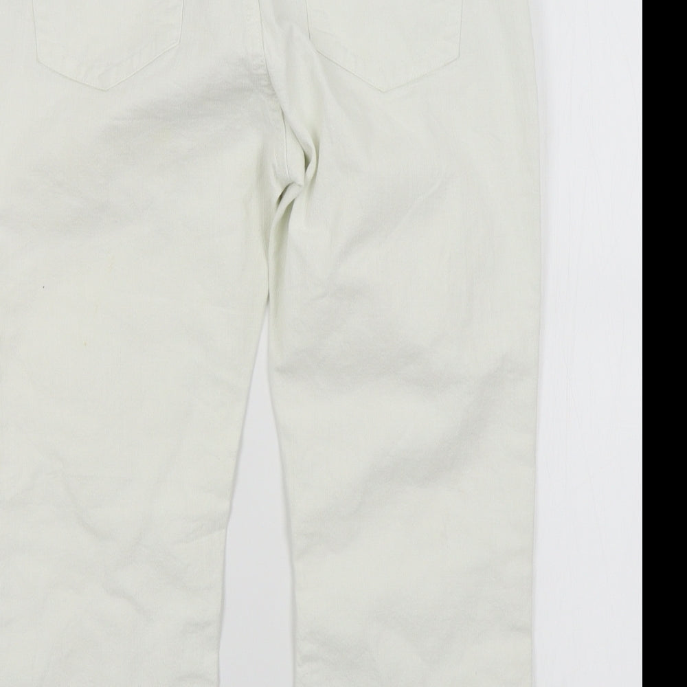 falmer Womens White   Straight Jeans Size 10 L20 in