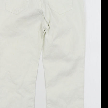 falmer Womens White   Straight Jeans Size 10 L20 in