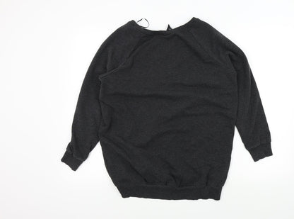 H&M Womens Black   Pullover Jumper Size M