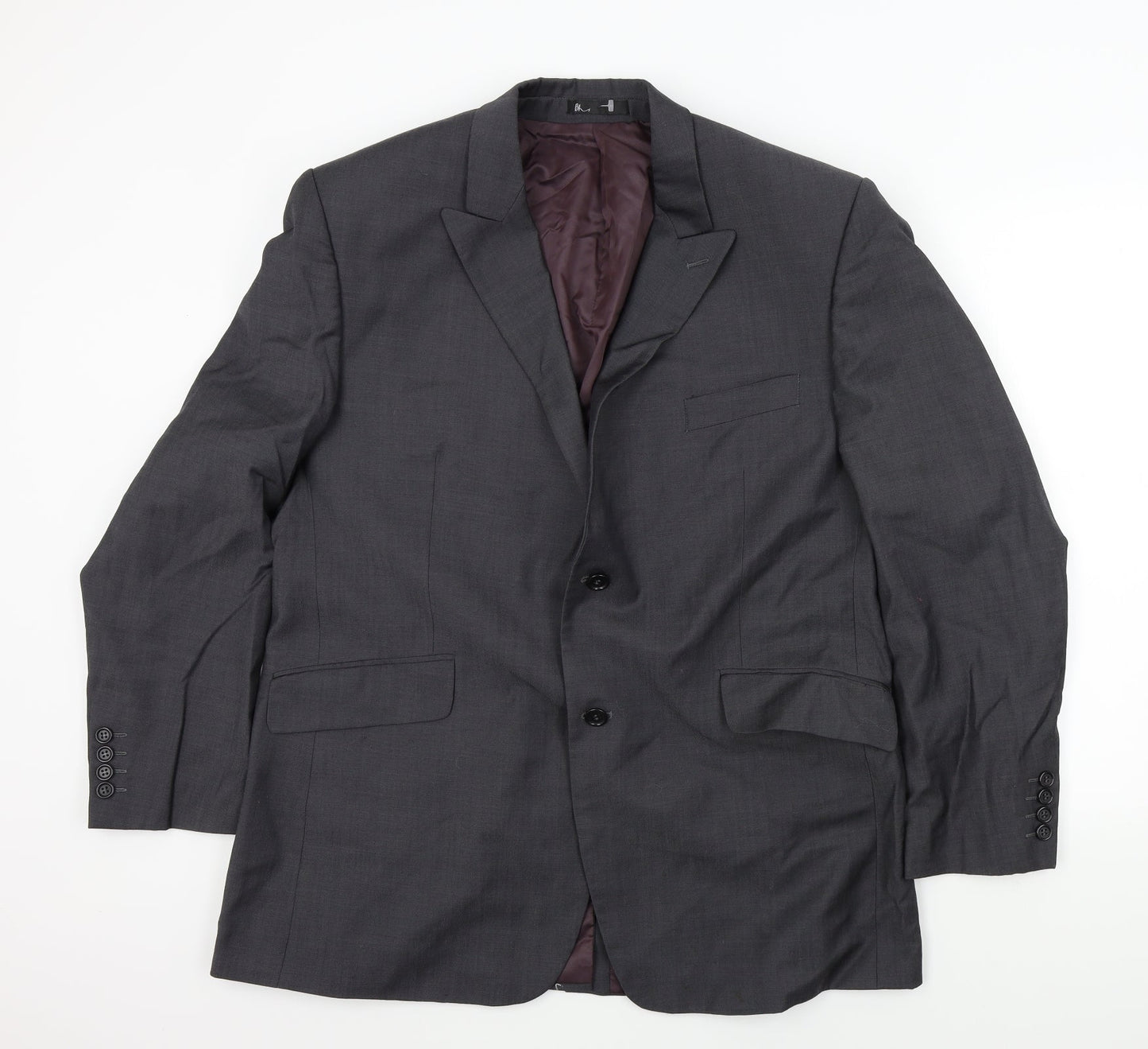 Mens UK Size XL BHS Regular Grey Suit Jacket