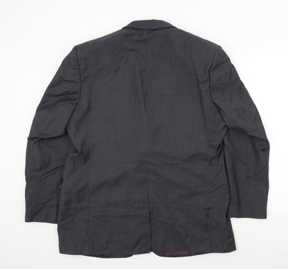 Mens UK Size XL BHS Regular Grey Suit Jacket