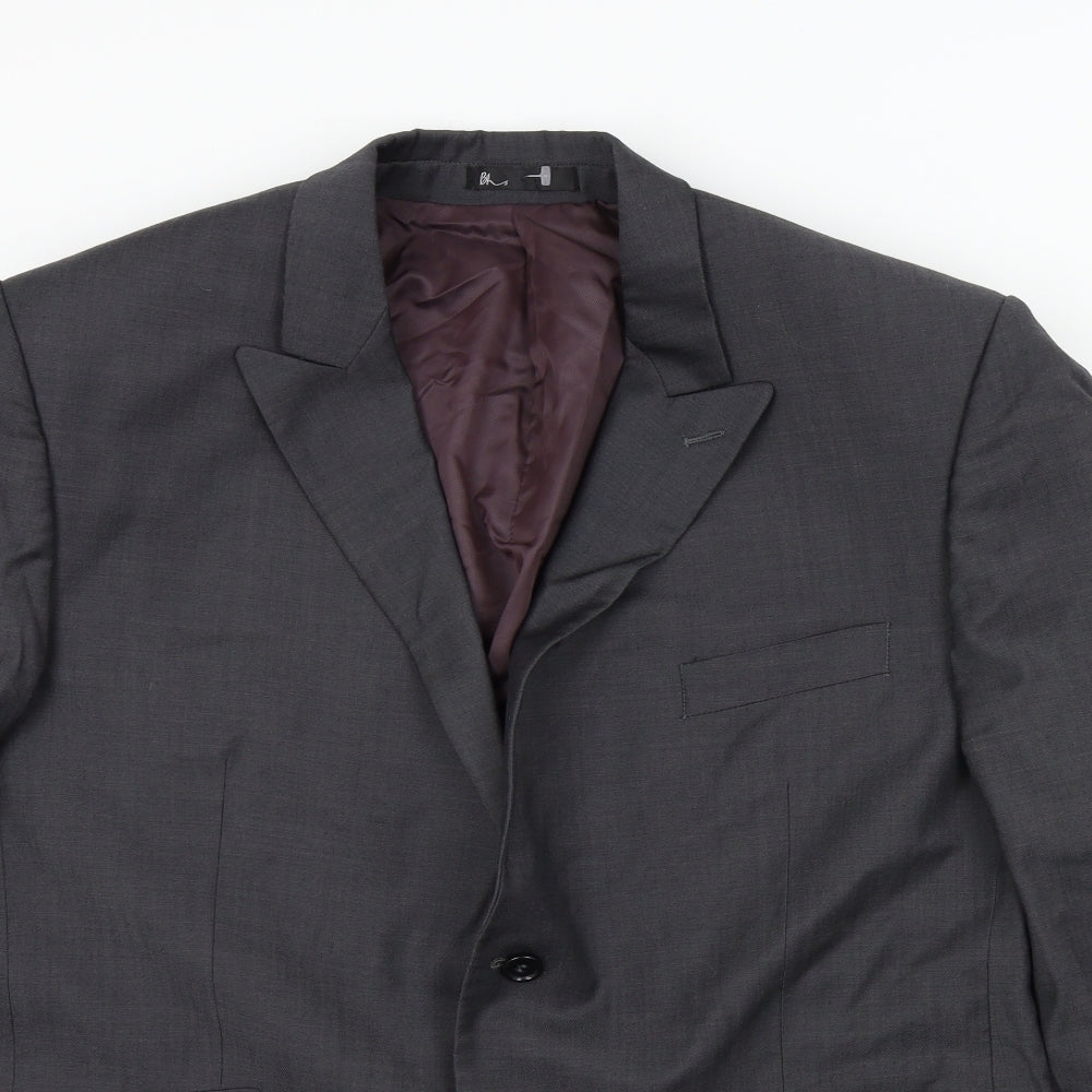 Mens UK Size XL BHS Regular Grey Suit Jacket