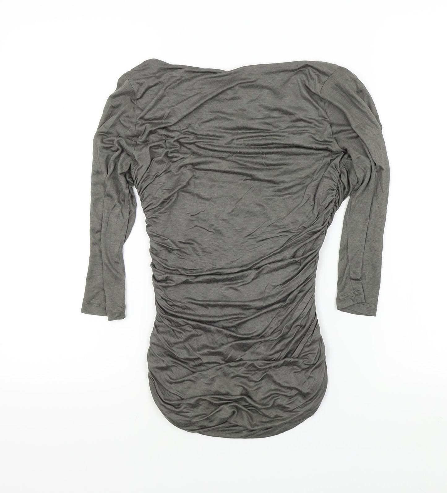 Womens UK Size  H&M Grey Basic T-Shirt