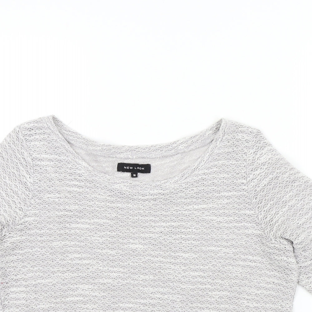New Look Womens Grey   Pullover Jumper Size 10