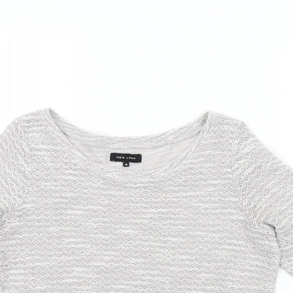 New Look Womens Grey   Pullover Jumper Size 10
