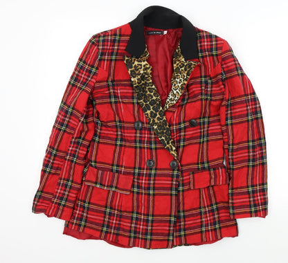 Womens UK Size 10 Preworn Red Jacket