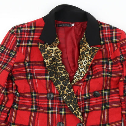Womens UK Size 10 Preworn Red Jacket