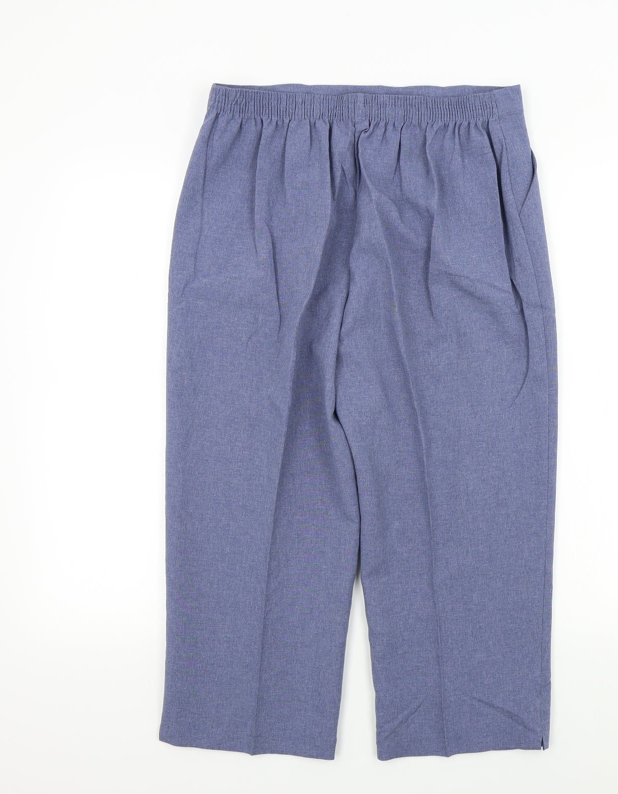Womens UK Size 16 Preworn Regular Fit  Blue Trousers