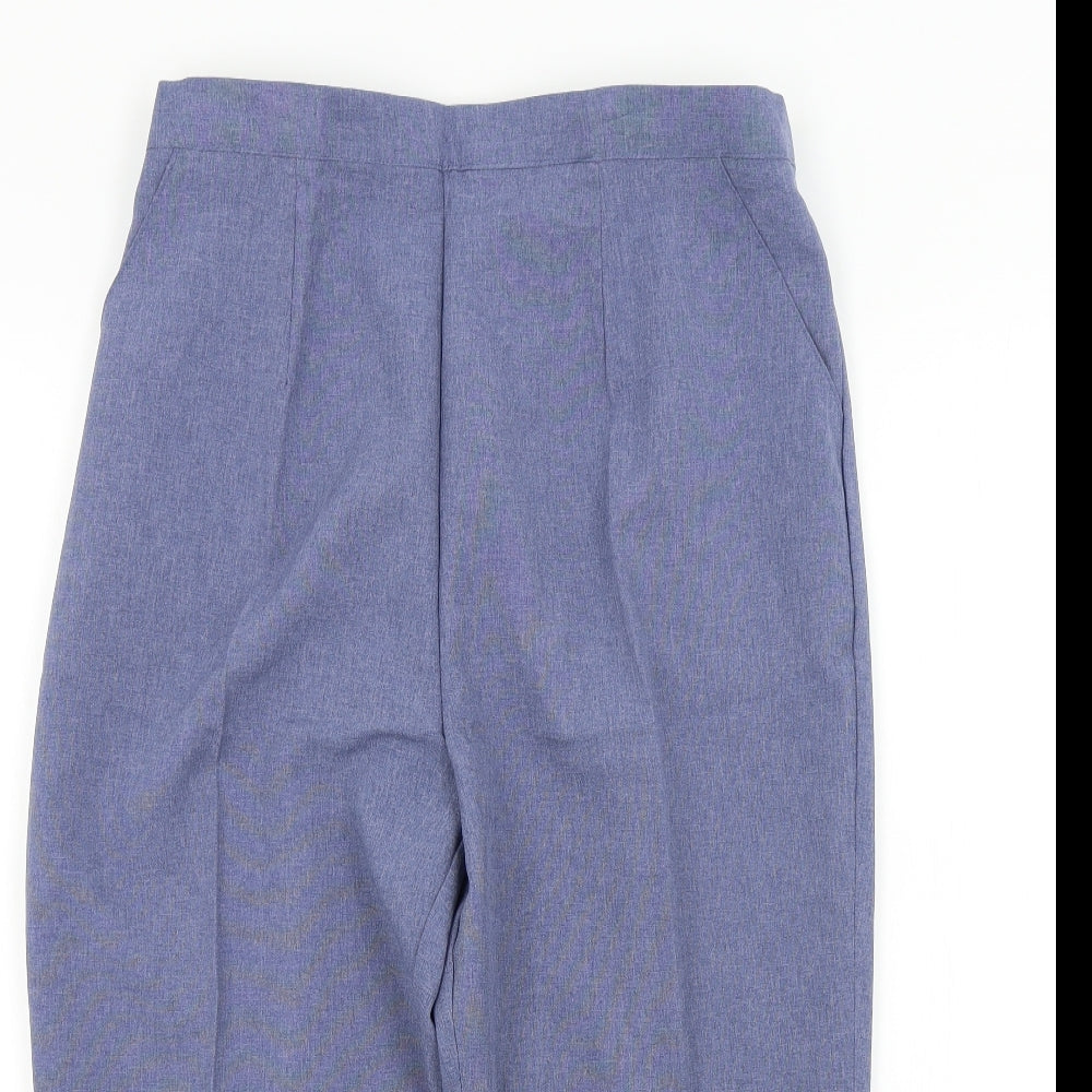 Womens UK Size 16 Preworn Regular Fit  Blue Trousers