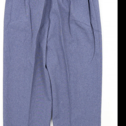 Womens UK Size 16 Preworn Regular Fit  Blue Trousers
