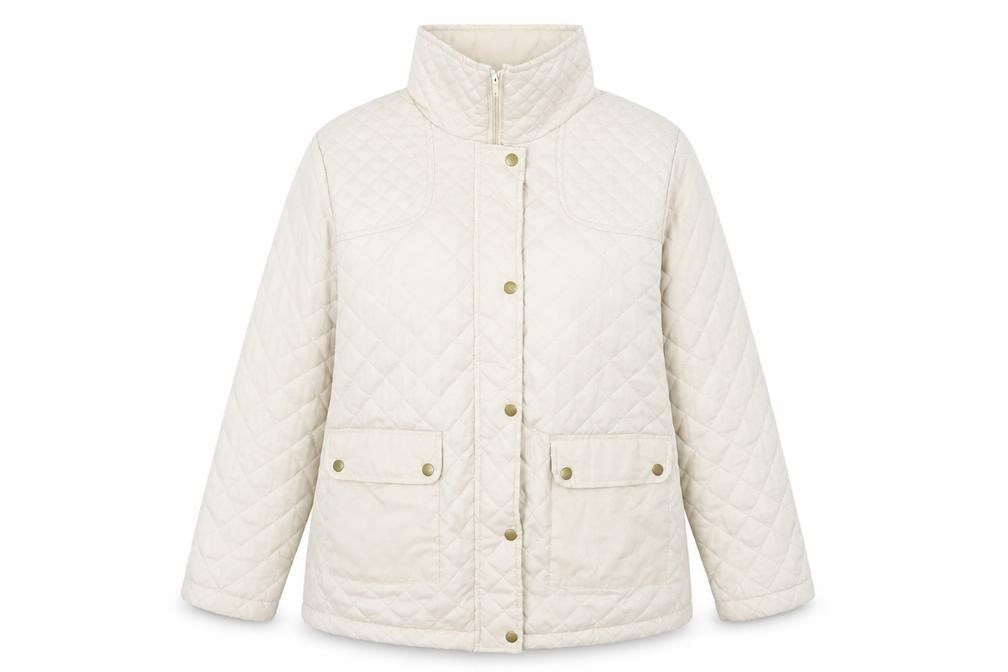Womens UK Size 14 Preworn Beige Jacket