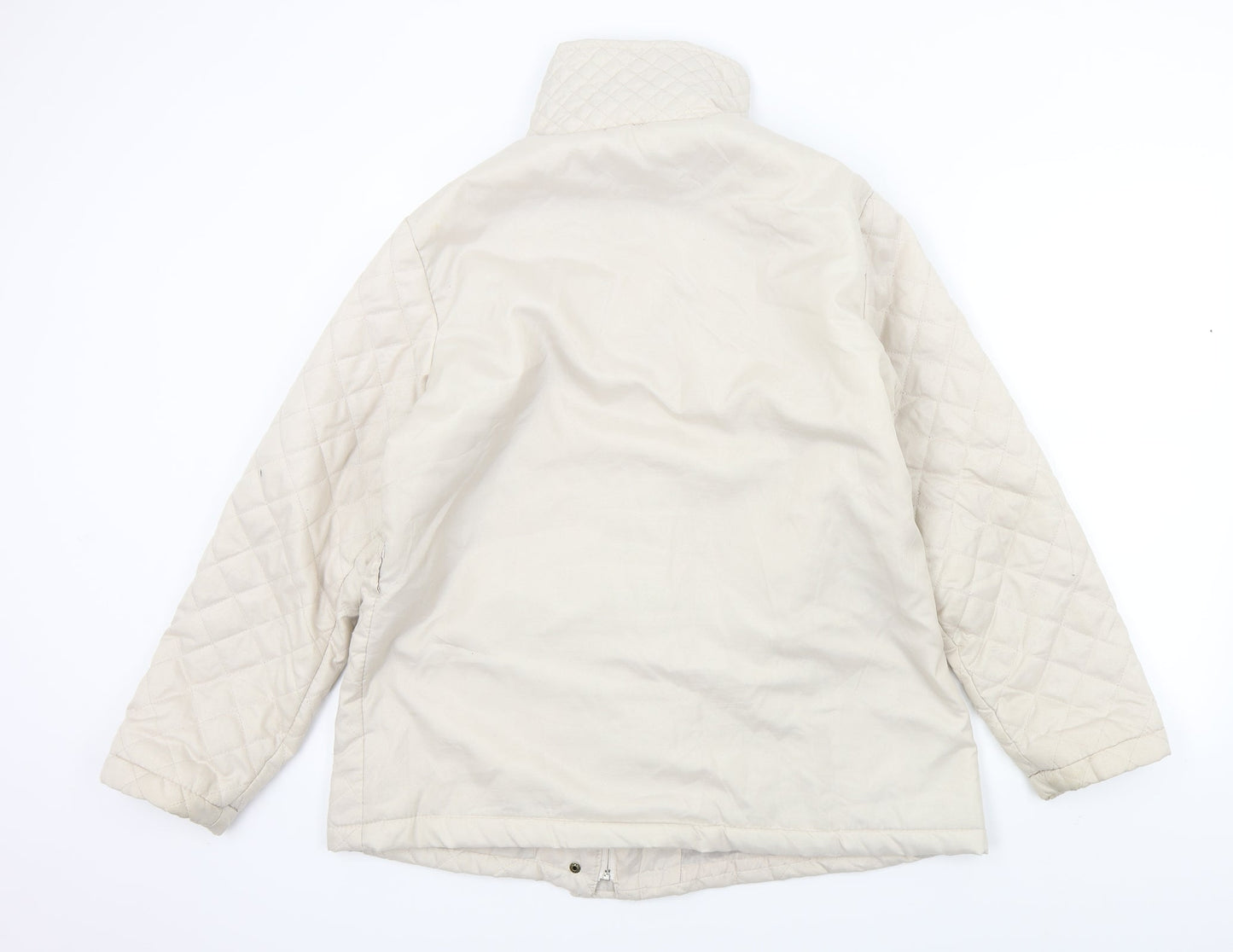 Womens UK Size 14 Preworn Beige Jacket