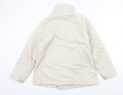 Womens UK Size 14 Preworn Beige Jacket