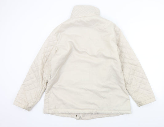 Womens UK Size 14 Preworn Beige Jacket