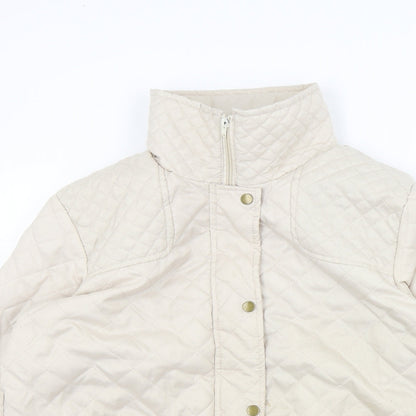 Womens UK Size 14 Preworn Beige Jacket