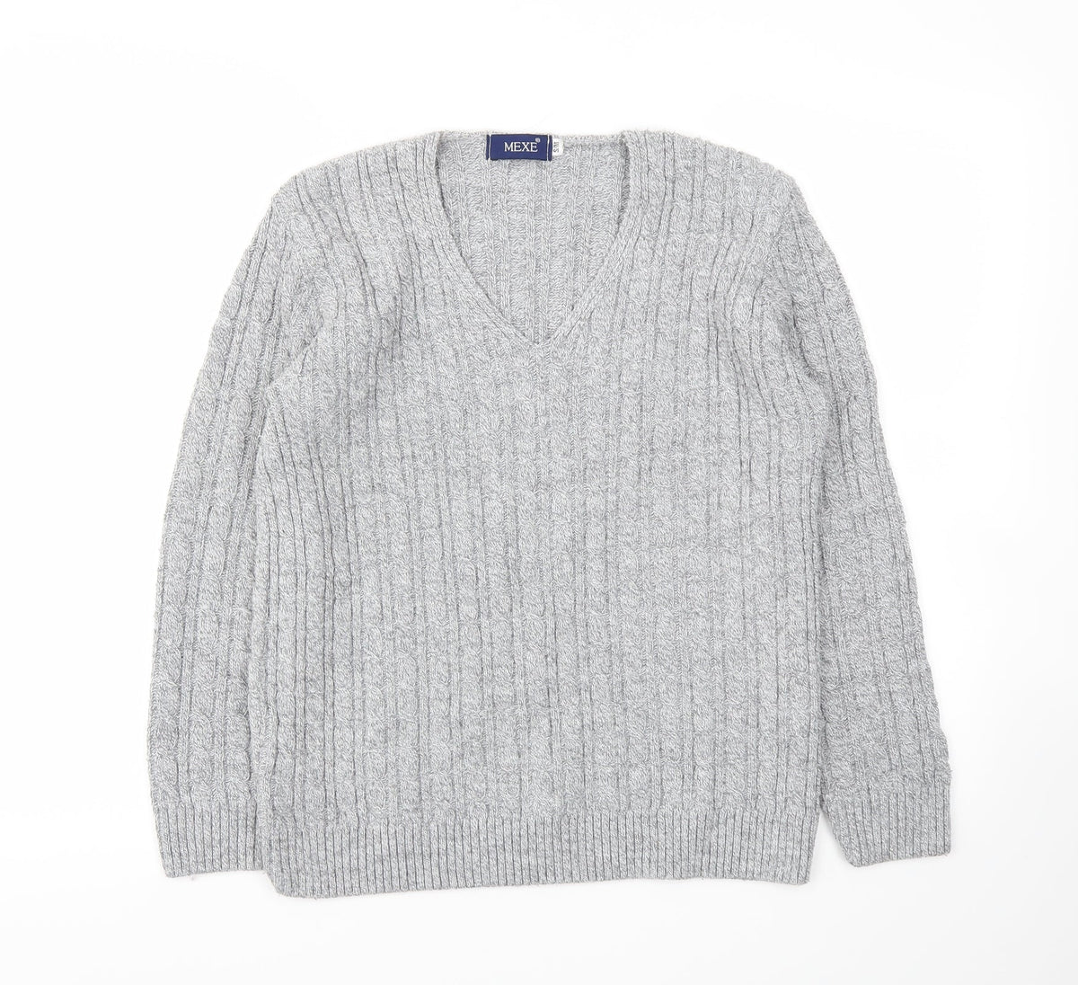 Mexe Womens Grey   Pullover Jumper Size M