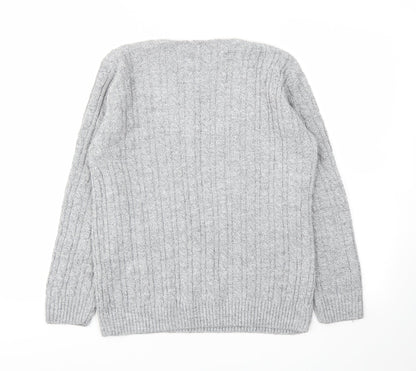 Mexe Womens Grey   Pullover Jumper Size M