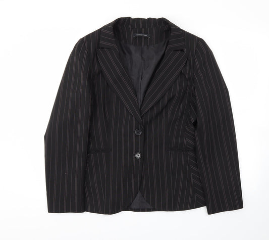 Dunnes Stores Womens Black   Jacket Blazer Size 14