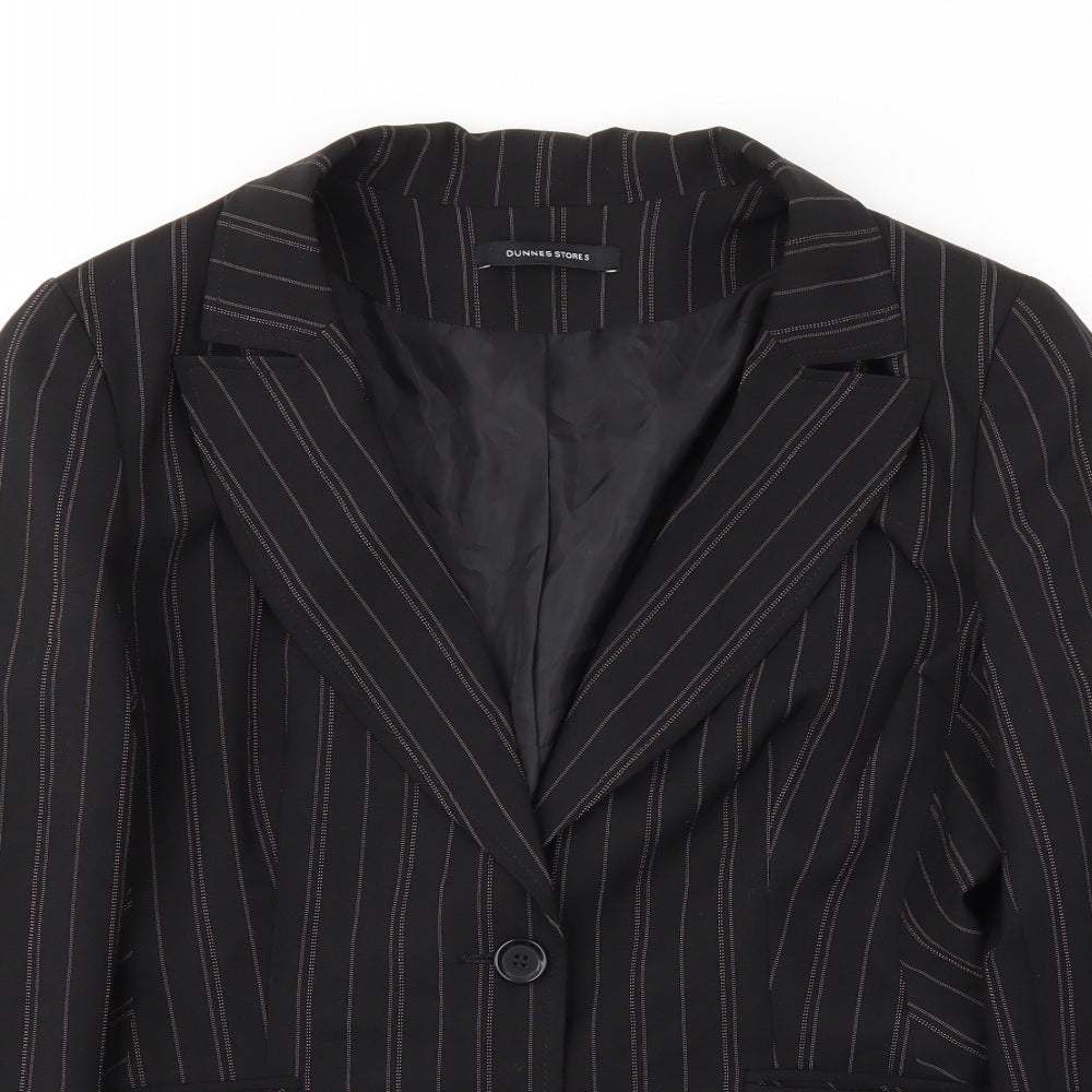 Dunnes Stores Womens Black   Jacket Blazer Size 14