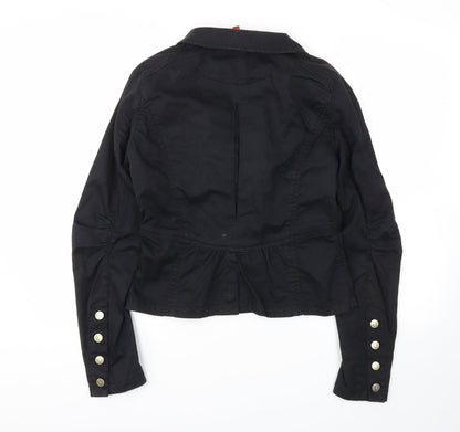 H&M  Womens Black   Jacket Blazer Size 38