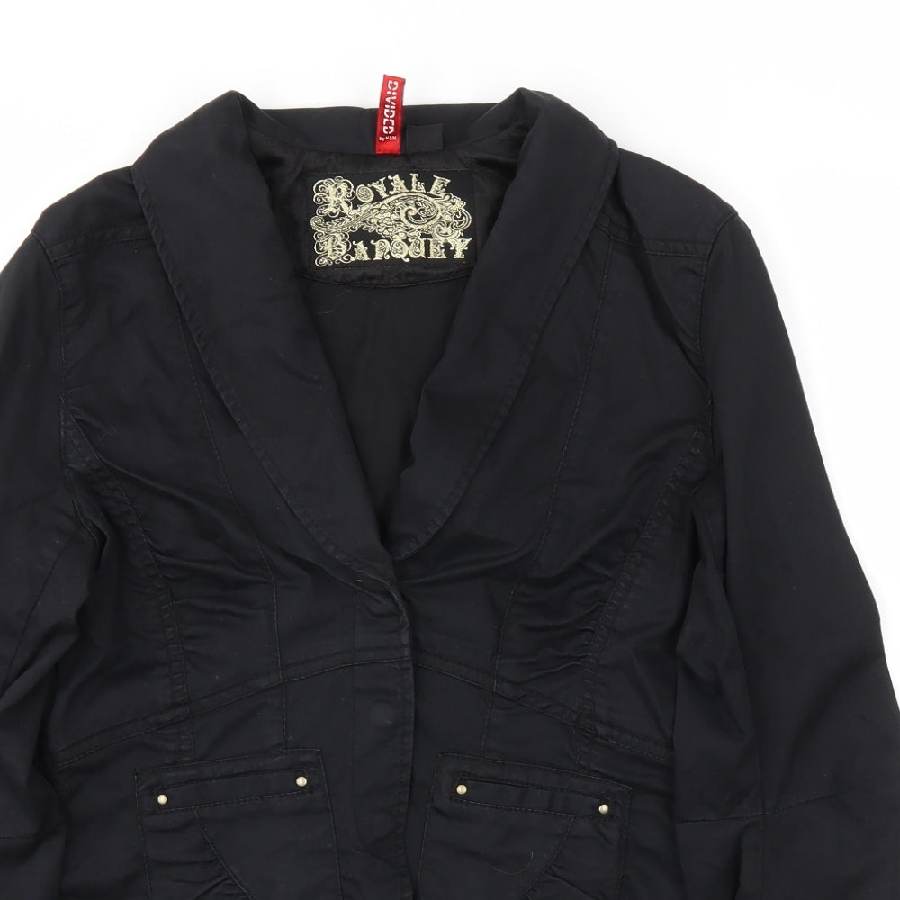 H&M  Womens Black   Jacket Blazer Size 38