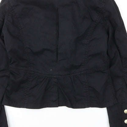 H&M  Womens Black   Jacket Blazer Size 38