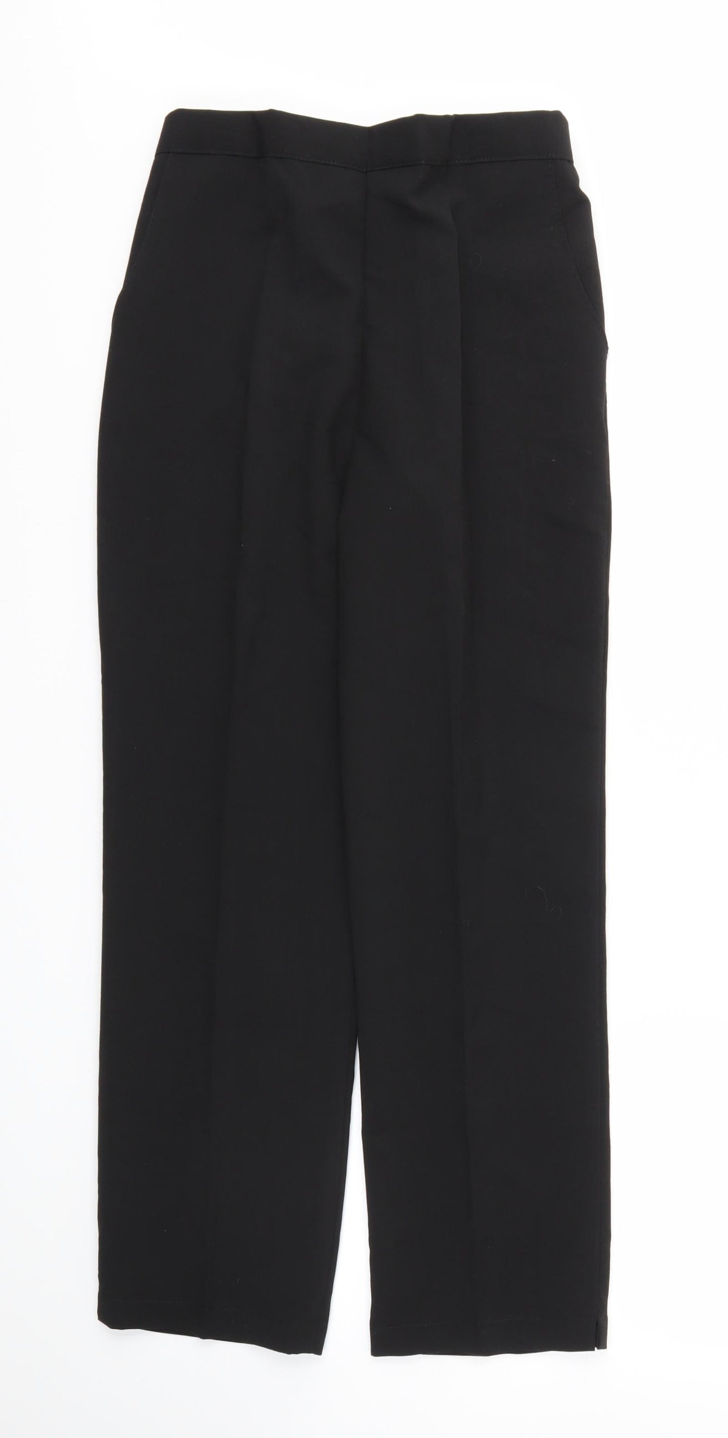 Womens UK Size 12 Preworn Regular Fit  Black Trousers