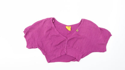 KanaBeach Womens Purple   Cardigan Jumper Size 10