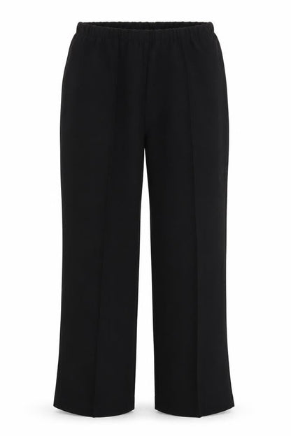 Womens UK Size 14 Mia Moda Relaxed Fit  Black Trousers
