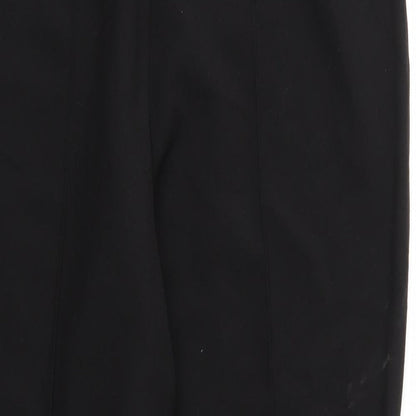 Womens UK Size 14 Mia Moda Relaxed Fit  Black Trousers