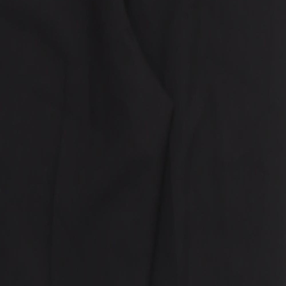 Womens UK Size 14 Mia Moda Relaxed Fit  Black Trousers