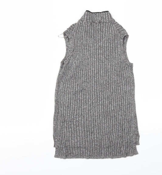 M&S Womens Grey   Basic T-Shirt Size 8