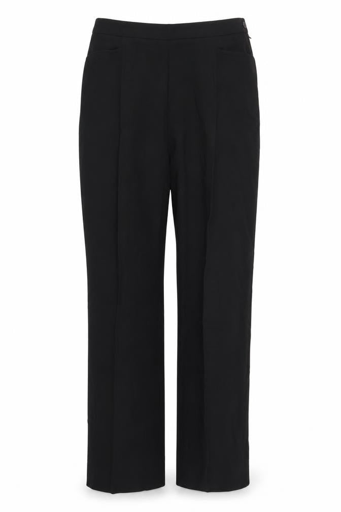 Womens UK Size 34 Penny Plain Relaxed Fit  Black Trousers