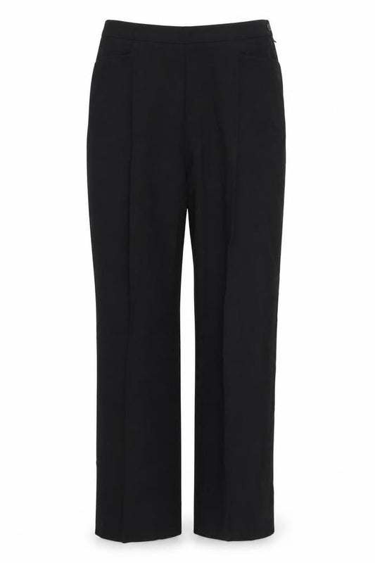 Womens UK Size 34 Penny Plain Relaxed Fit  Black Trousers