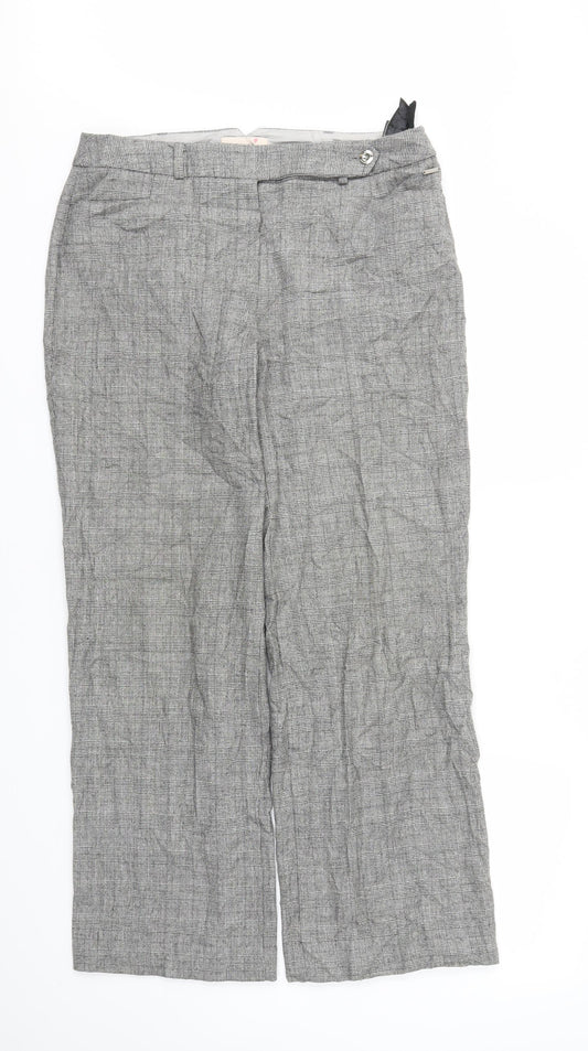 M&S Womens Grey   Trousers  Size M L27 in