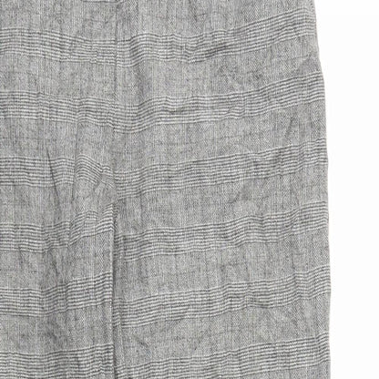 Womens UK Size M M&S Regular Fit  Grey Trousers