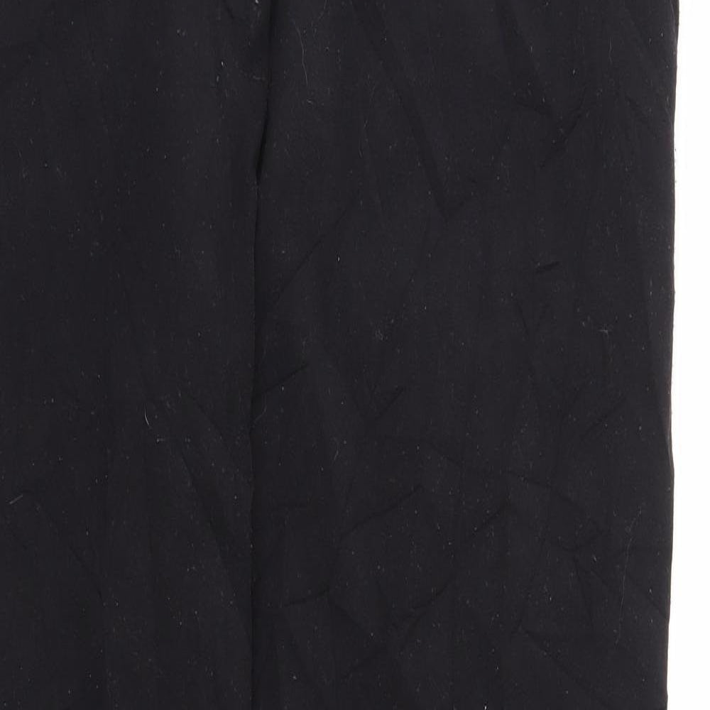 Womens UK Size 18 M&S Regular Fit  Black Trousers