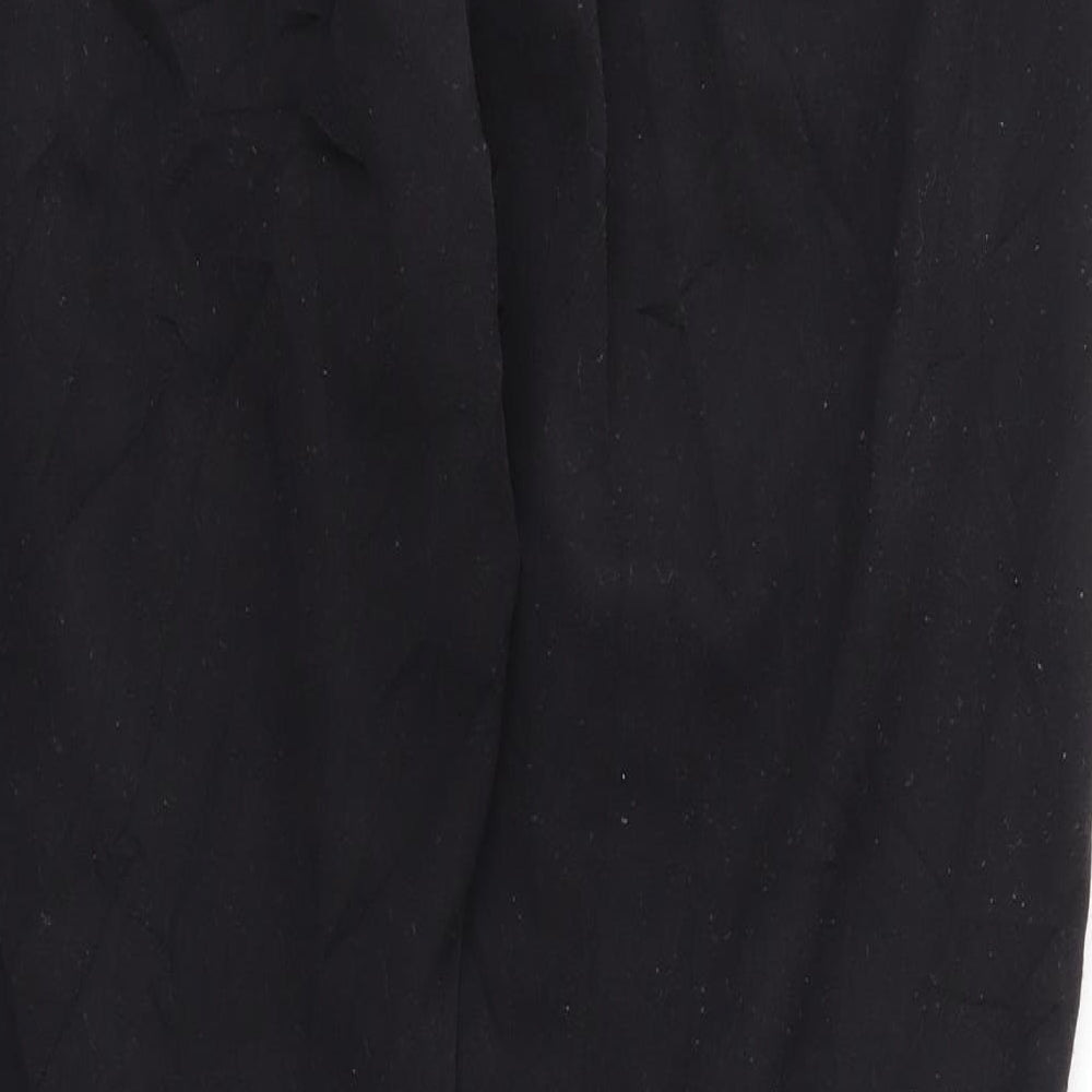 Womens UK Size 18 M&S Regular Fit  Black Trousers
