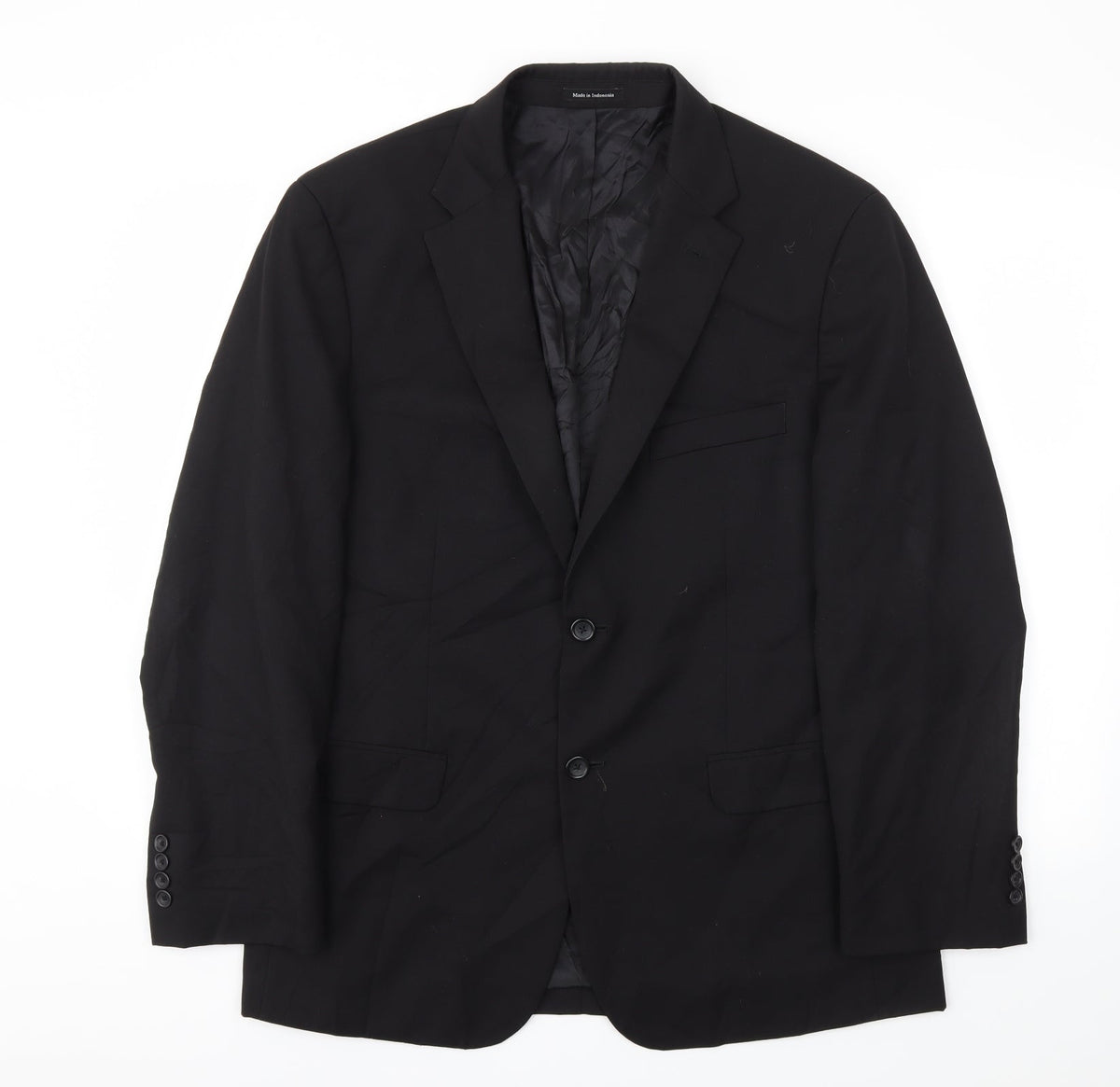 Pronto Uomo Mens Black   Jacket Blazer Size 42